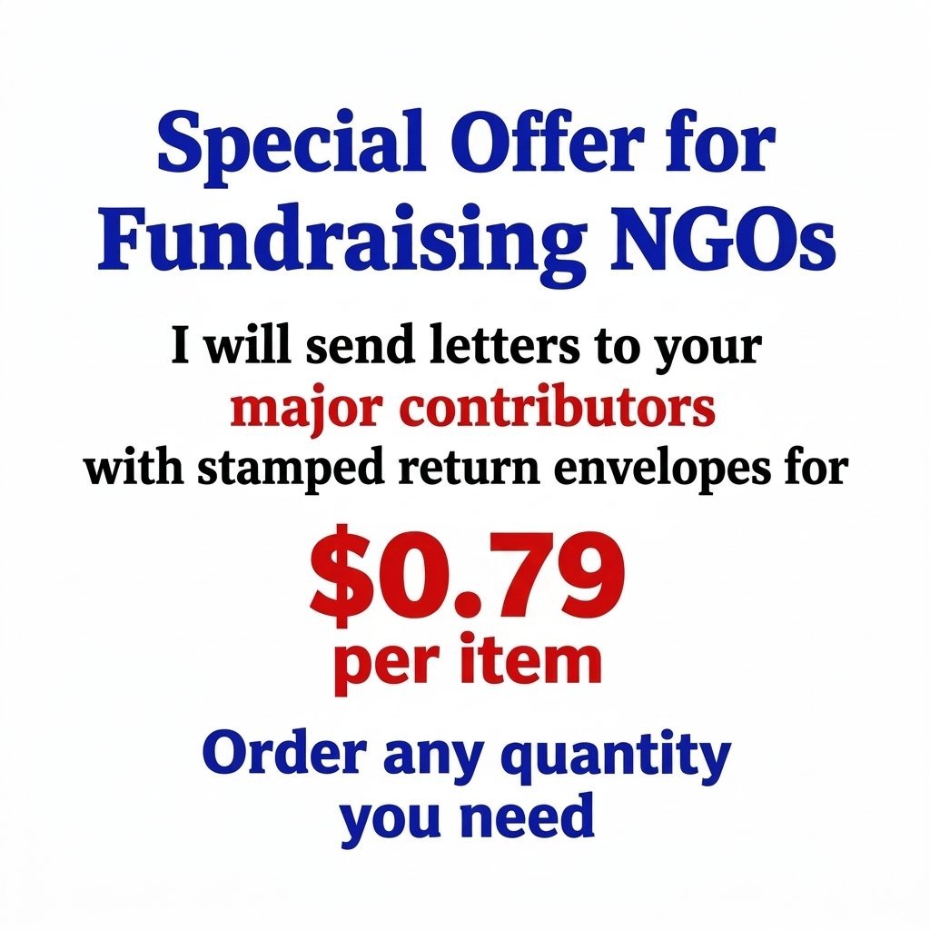 Special Offer for Fundraising NGOs | Deluxe Mailing Services